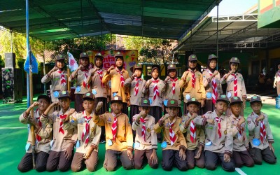 Semangat Kebersamaan, MI Imam Puro Cangkrepkidul Ikuti Kemah Persahabatan se-Kabupaten Purworejo